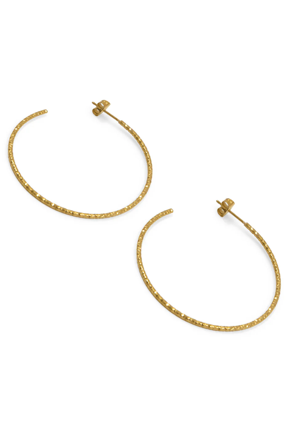 Aretes Texture Hoops - Image 2