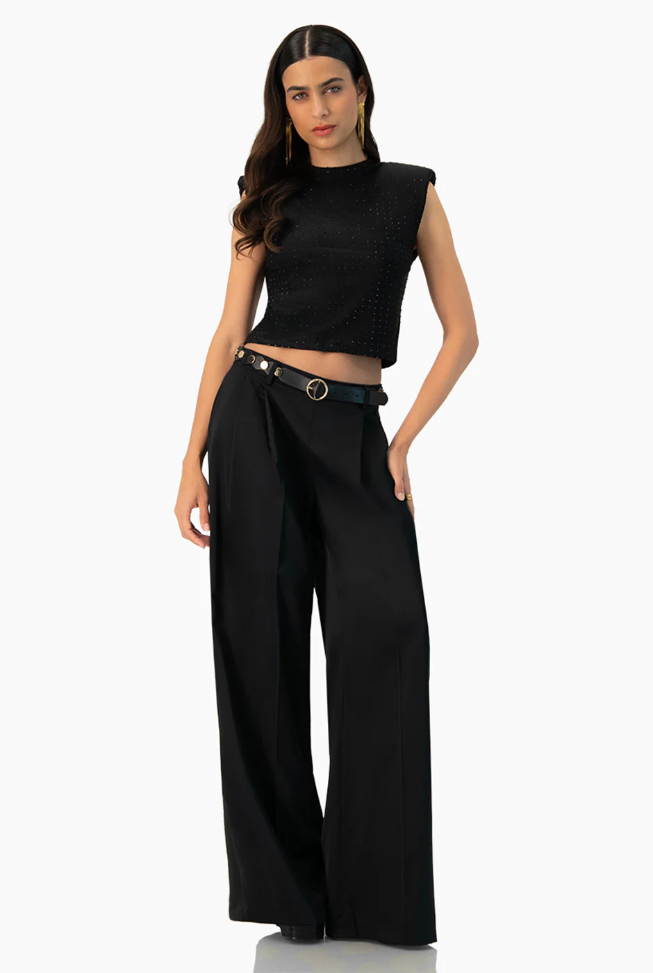 Blusa corta de hombro caido - Image 3