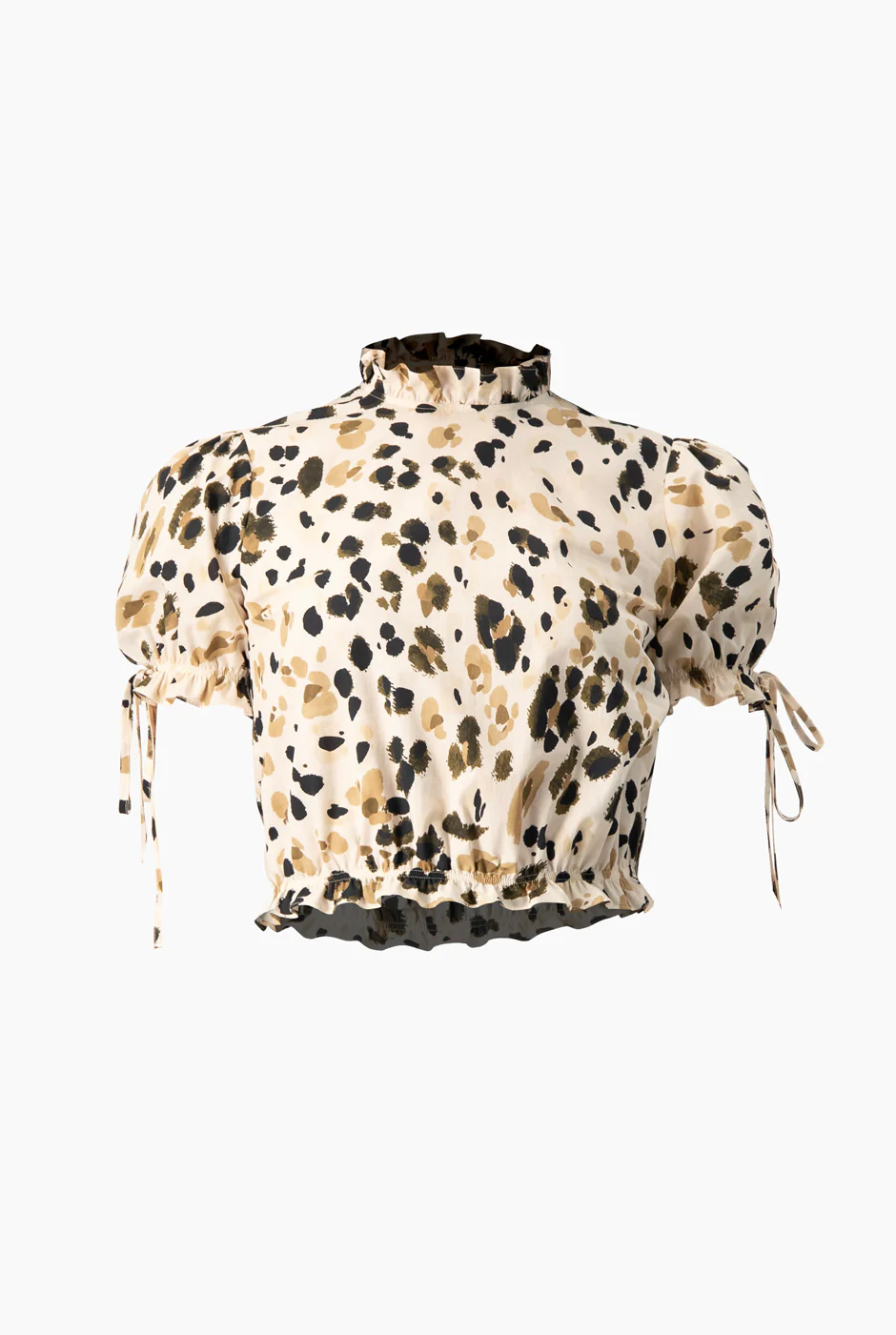 Blusa estampada cuello alto - Image 5