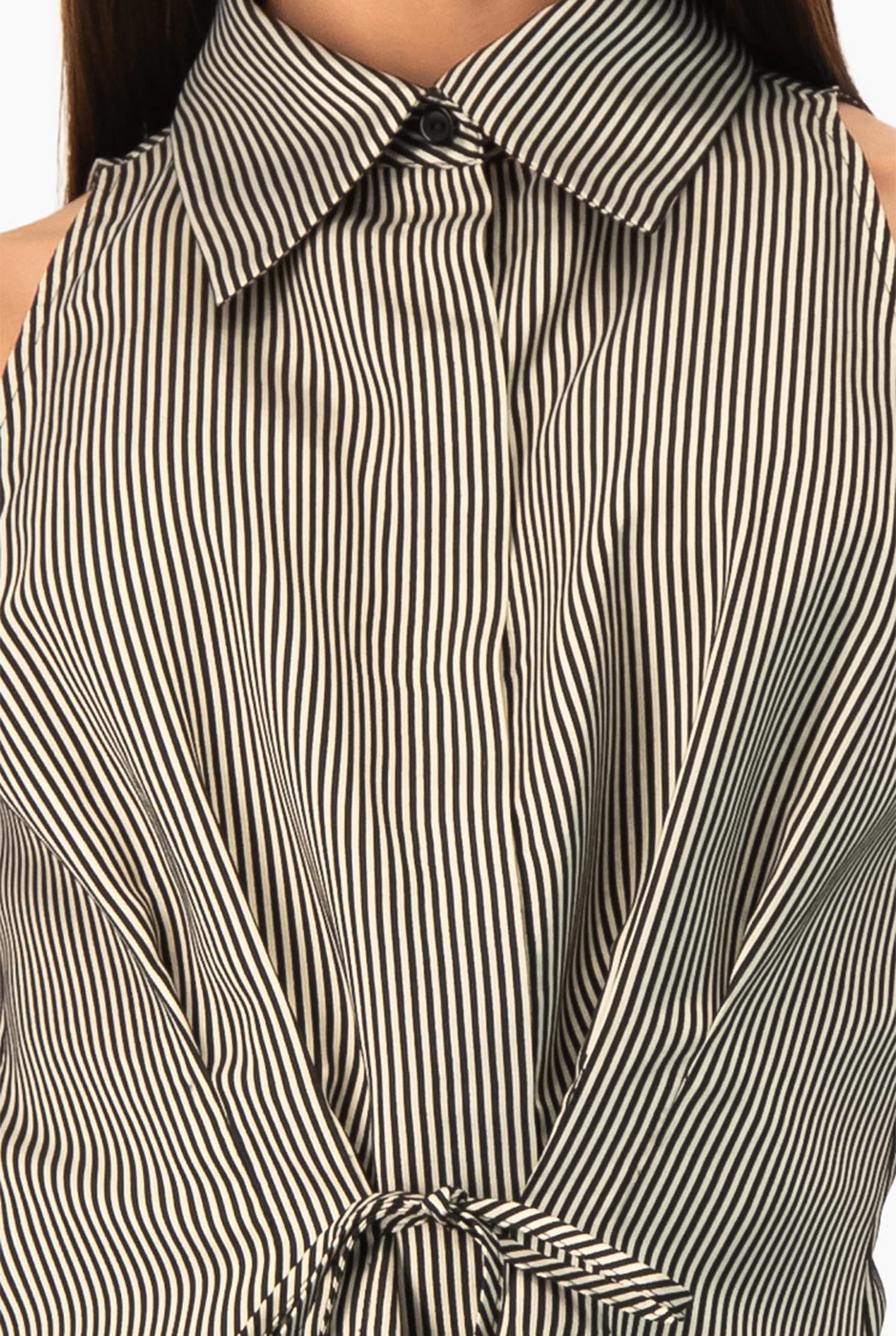 Blusa Ivonne rayada con cinta - Image 6