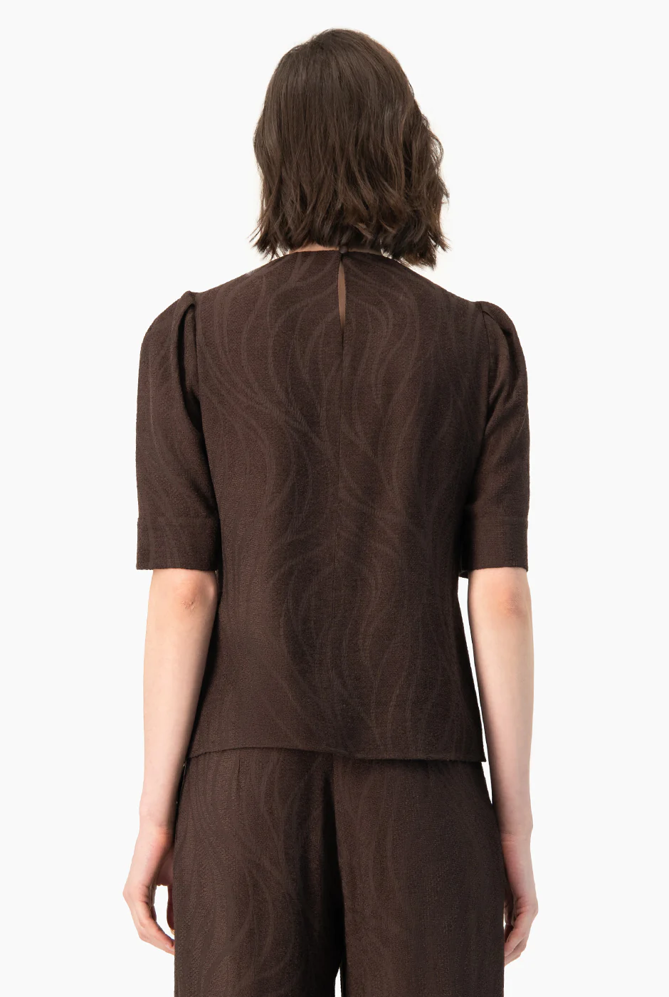 Blusa Ivonne recta manga corta - Image 2