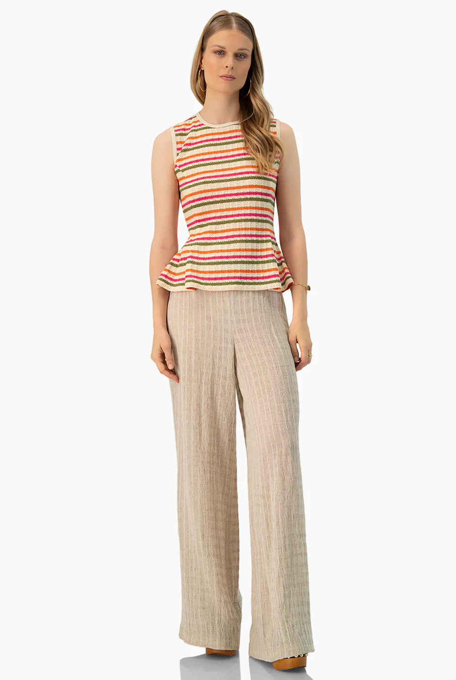 Blusa tejida peplum - Image 6