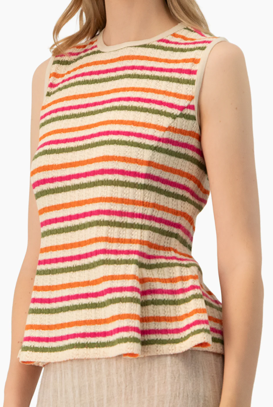 Blusa tejida peplum - Image 7