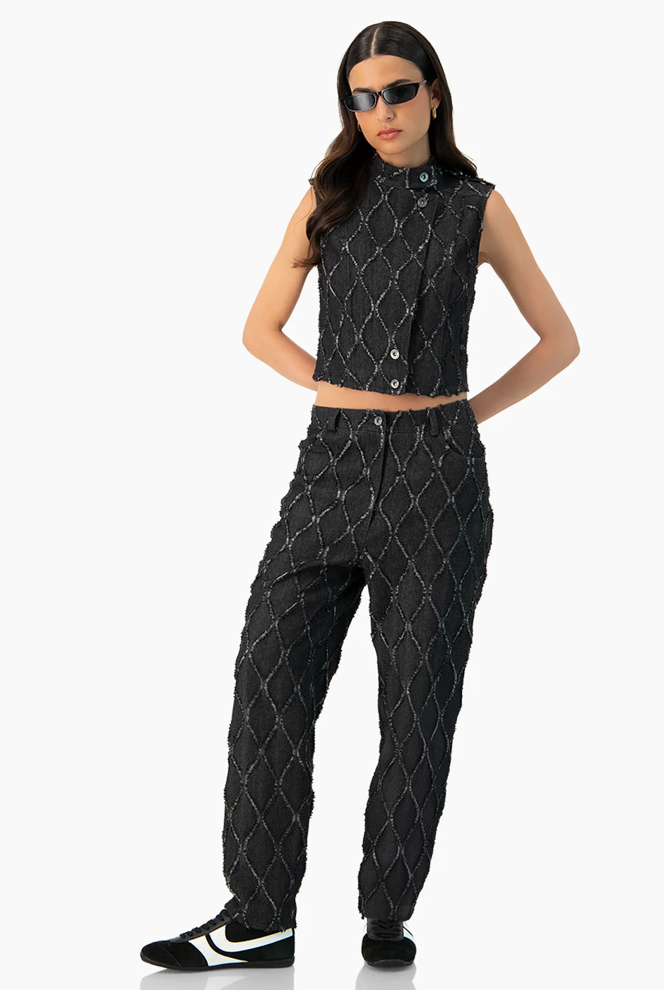 Chaleco denim con destruccion - Image 3
