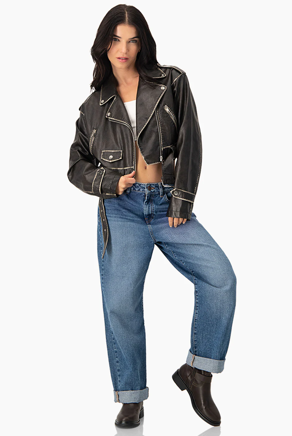 Chaqueta Crossed PU - Image 3