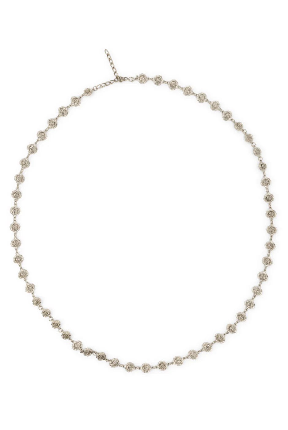 Collar Silver Roses