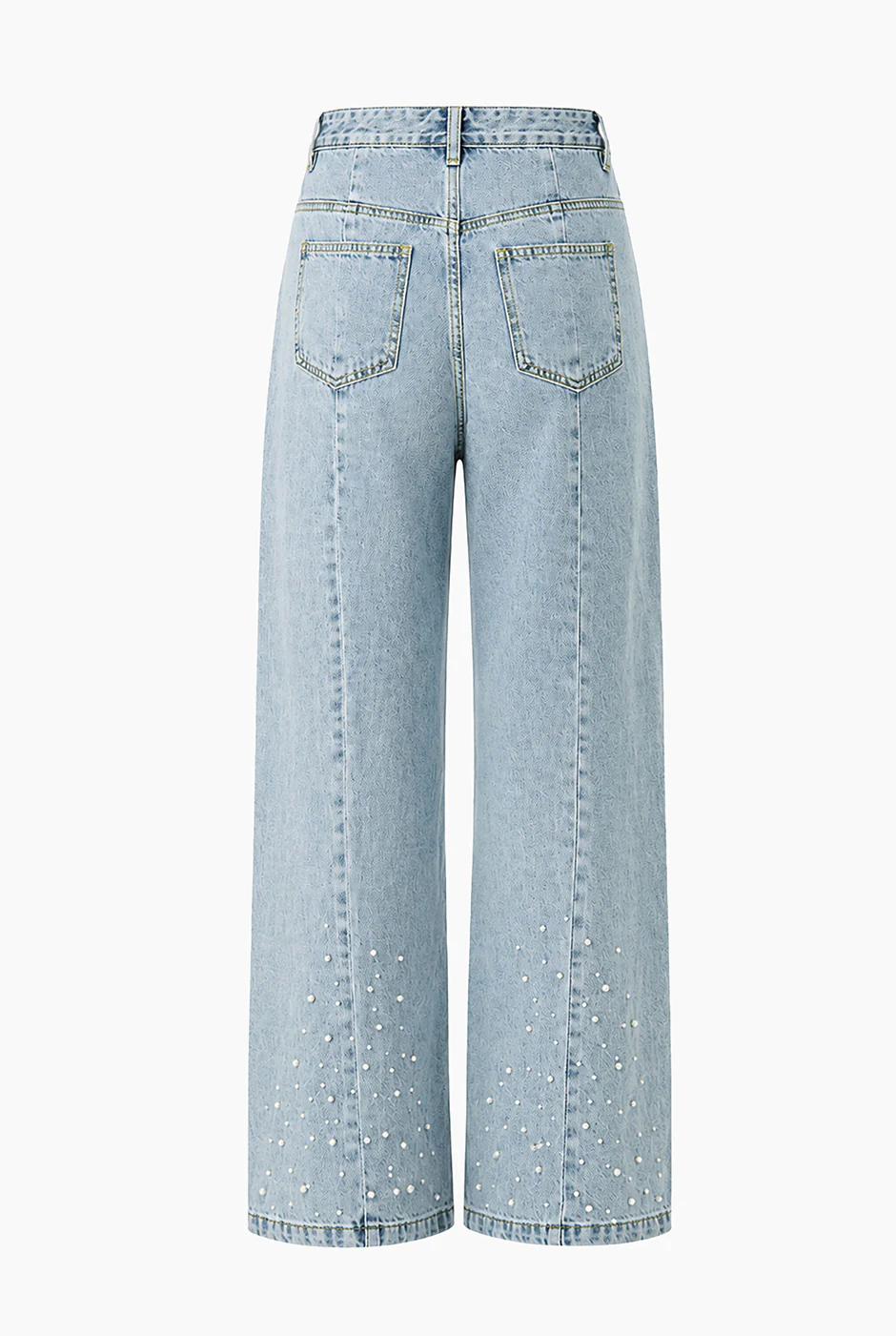 Jeans de perlas pierna ancha - Image 7