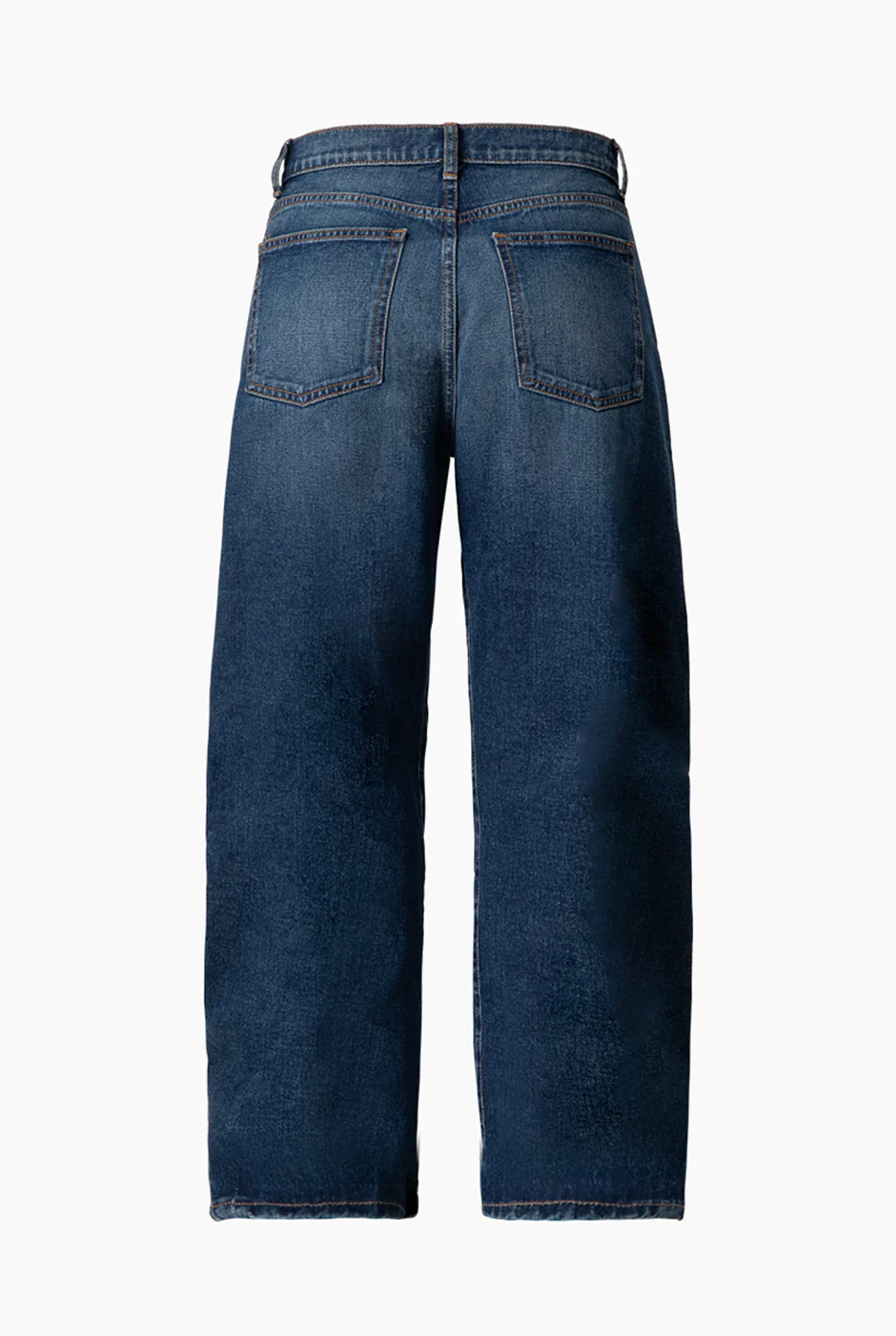 Jeans denim amplio de un boton - Image 7