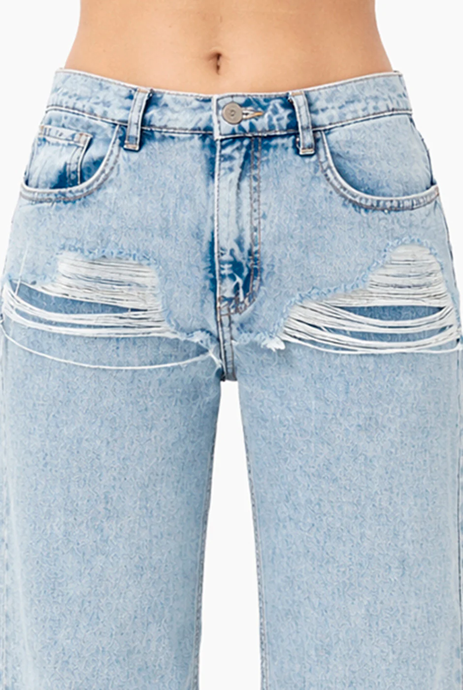 Jeans denim destroyed - Image 6
