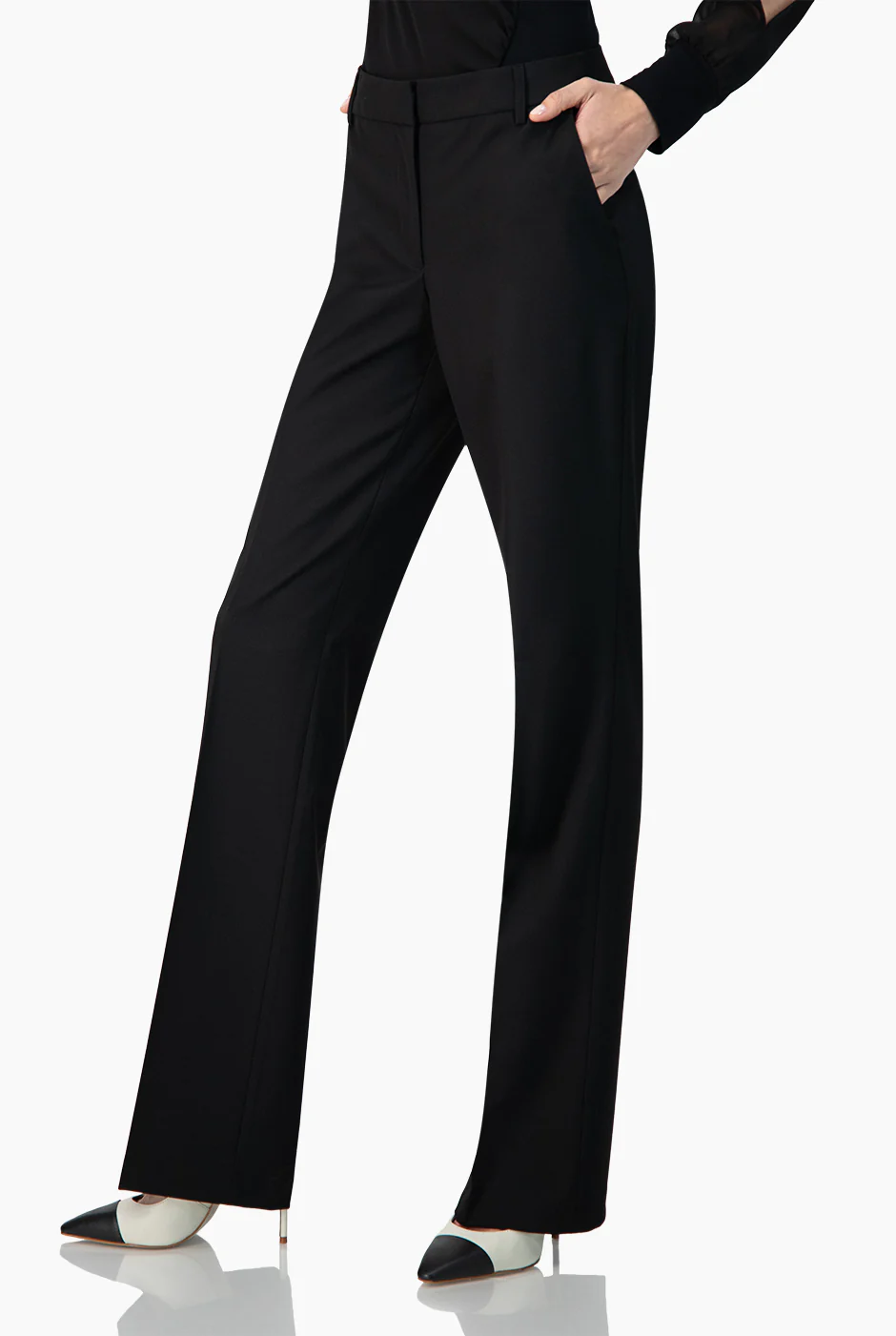 Pantalón recto presillas - Image 4