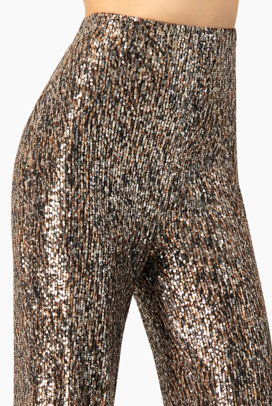 Pantalon acampanado de lentejuelas - Image 7
