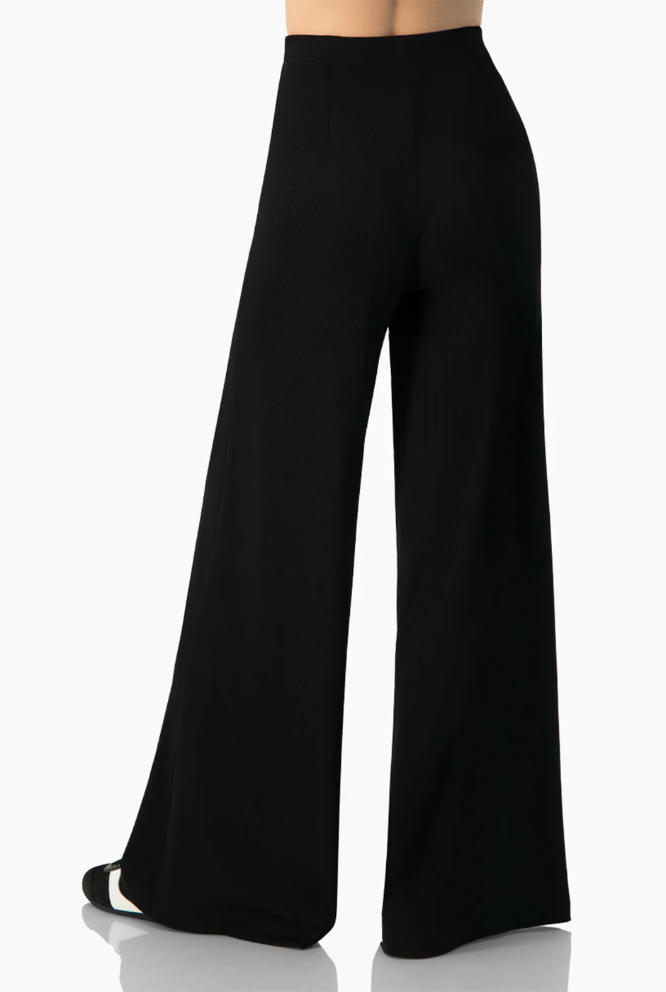 Pantalon amplio en tono negro - Image 2