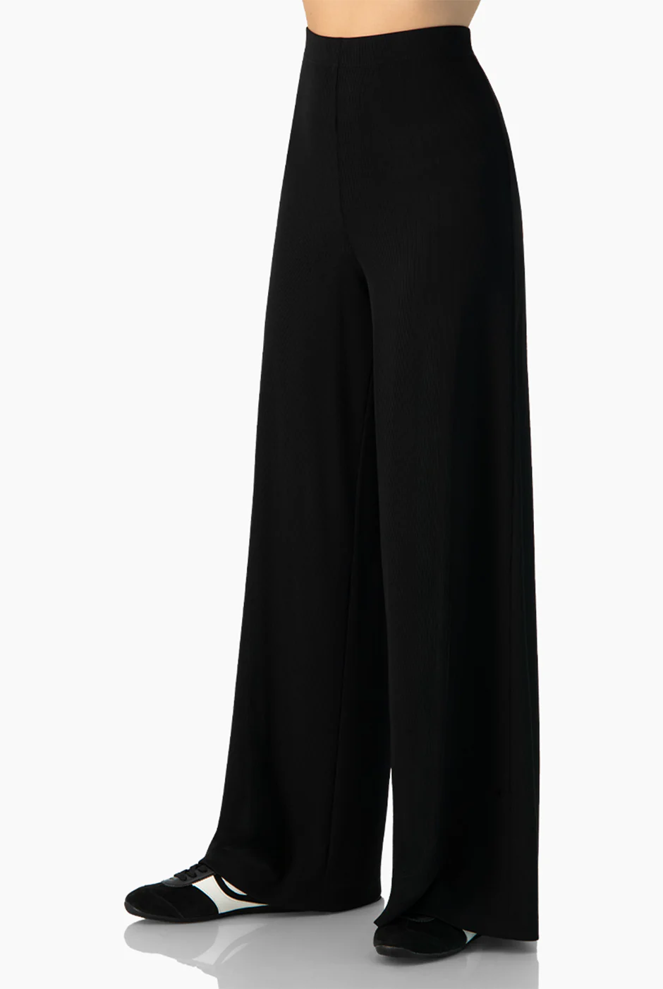 Pantalon amplio en tono negro - Image 4