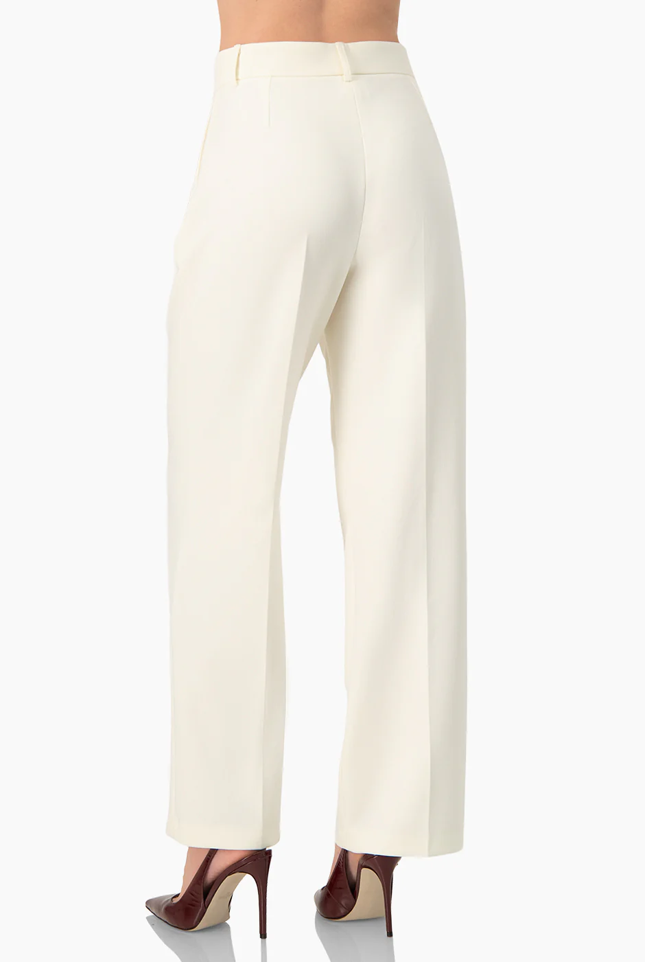 Pantalon amplio sastreado con bolsillos traseros simulados - Image 2