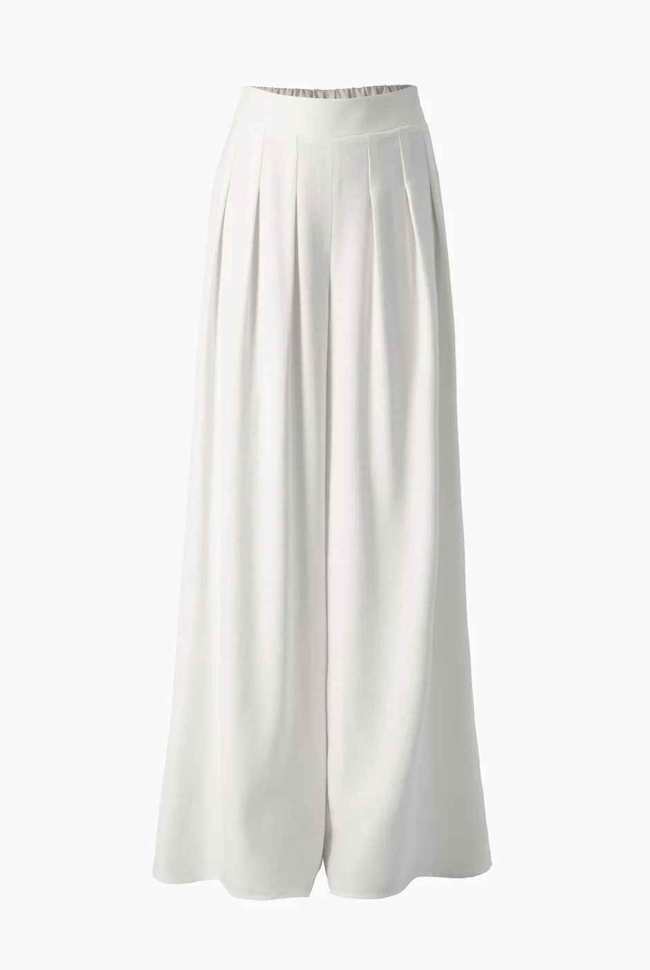 Pantalon blanco liso con pinzas - Image 5