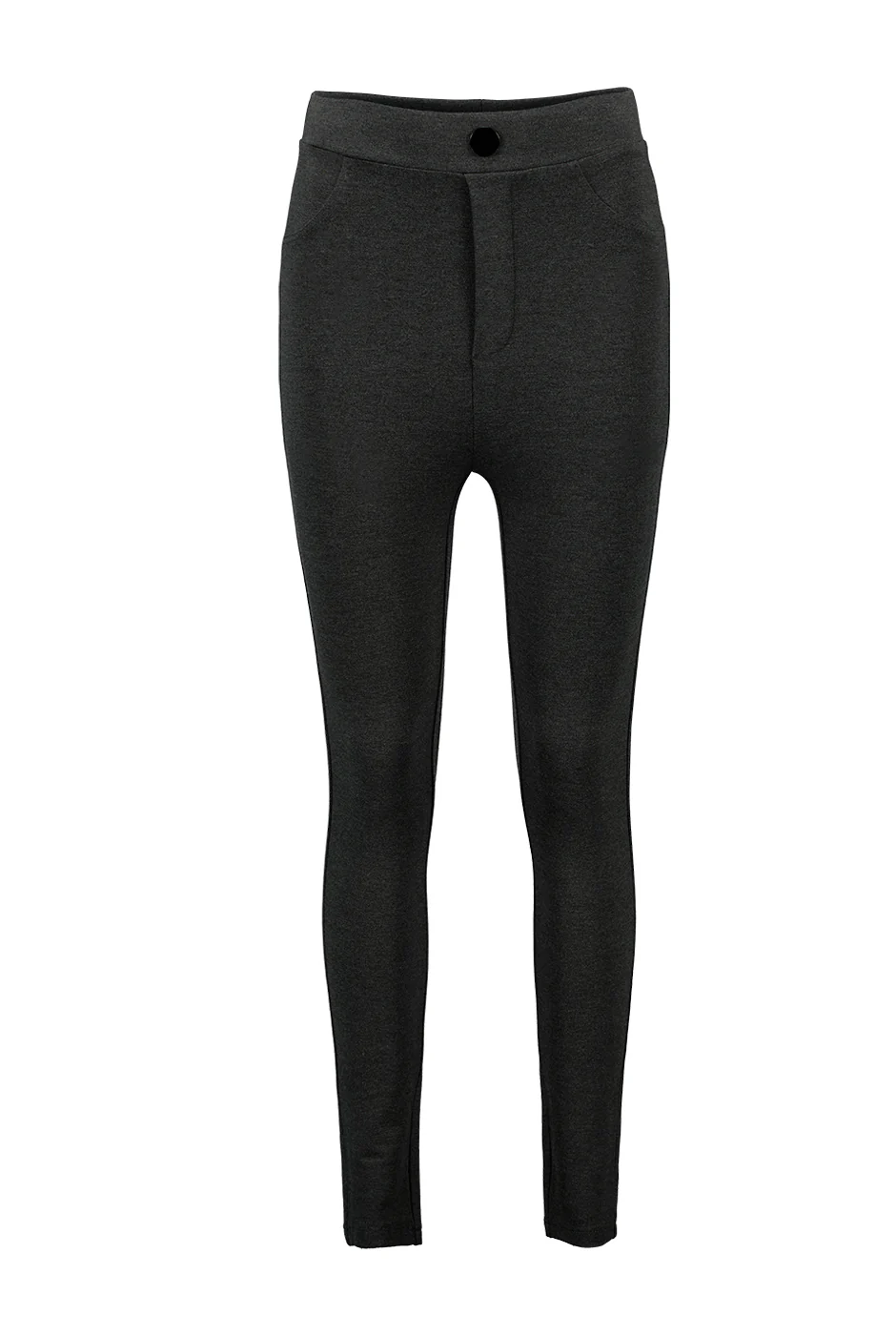 Pantalón Hi-rise Stretch Gris - Image 5