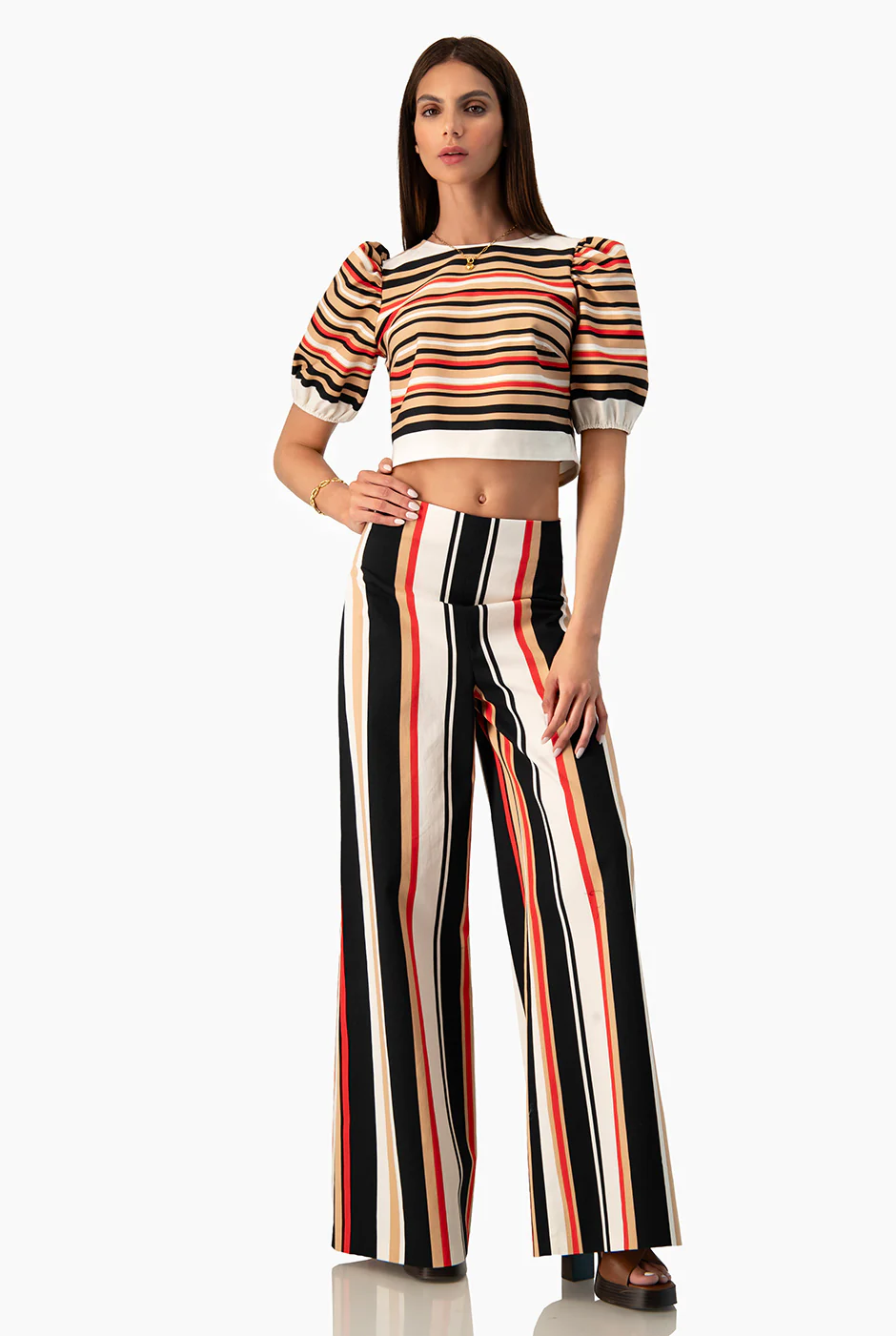 Pantalon Ivonne amplio con pinzas - Image 6