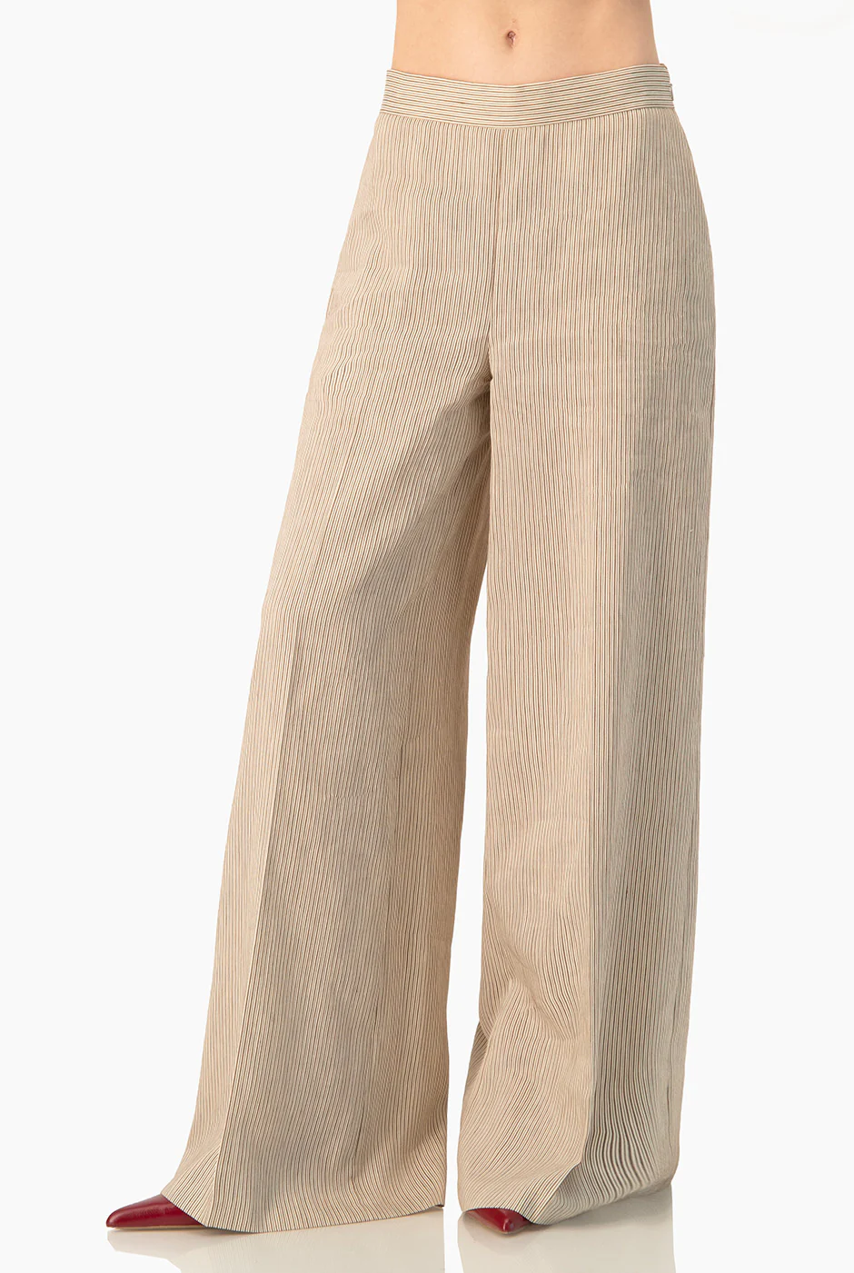 Pantalon Ivonne amplio rayado