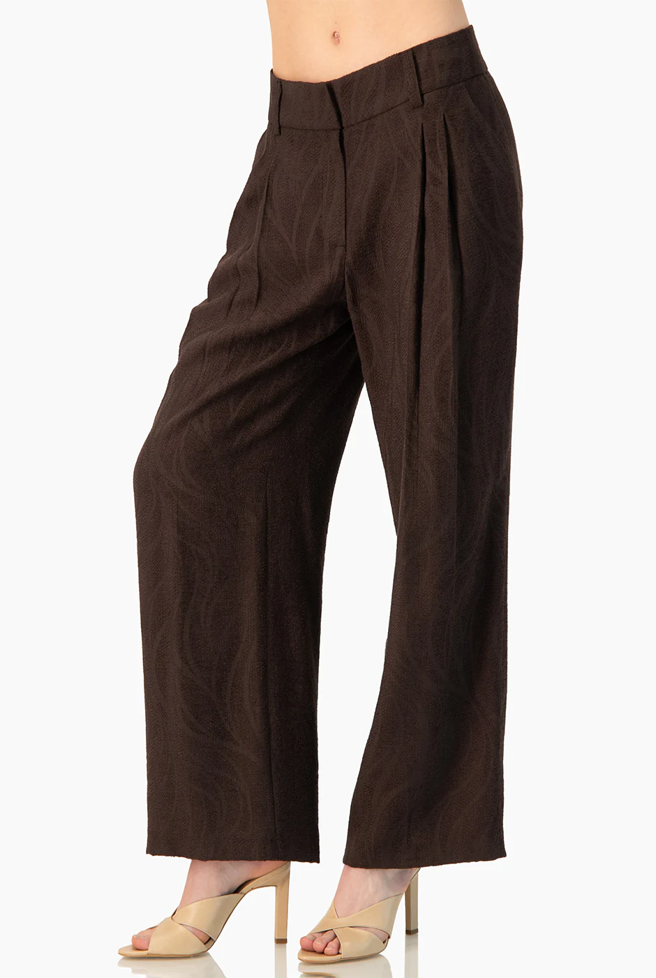 Pantalon Ivonne liso cafe - Image 3