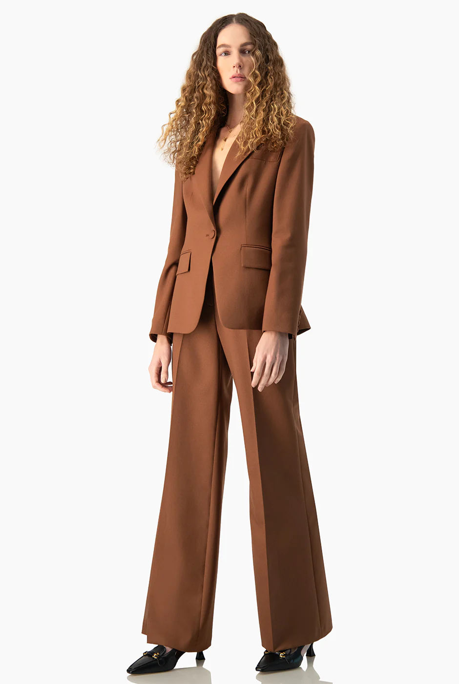 Pantalon Ivonne semi campana liso - Image 4