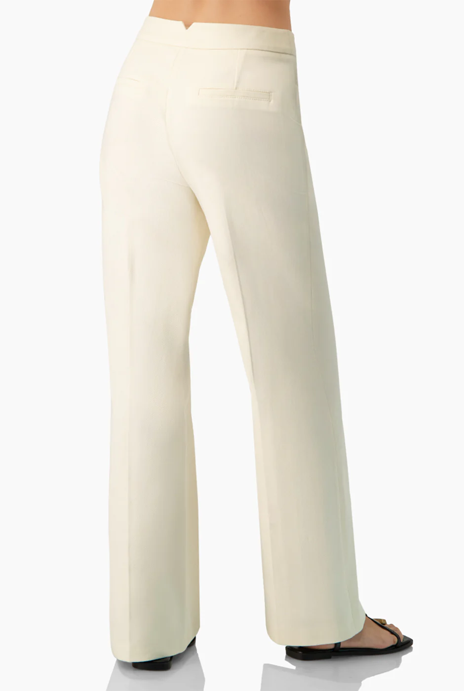 Pantalon marfil de pierna ancha - Image 2