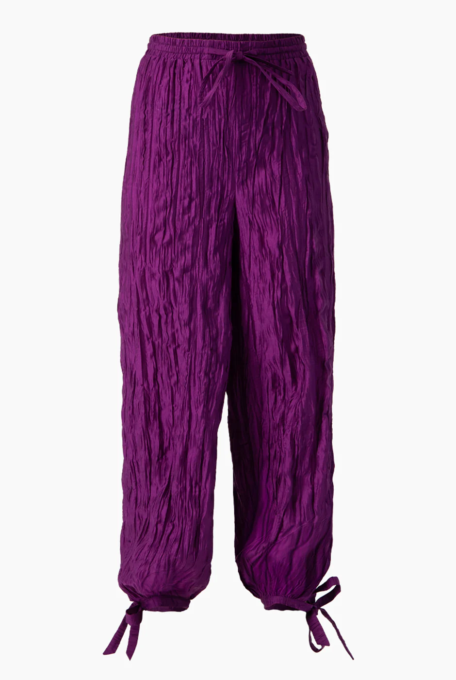 Pantalon morado con cintas - Image 5