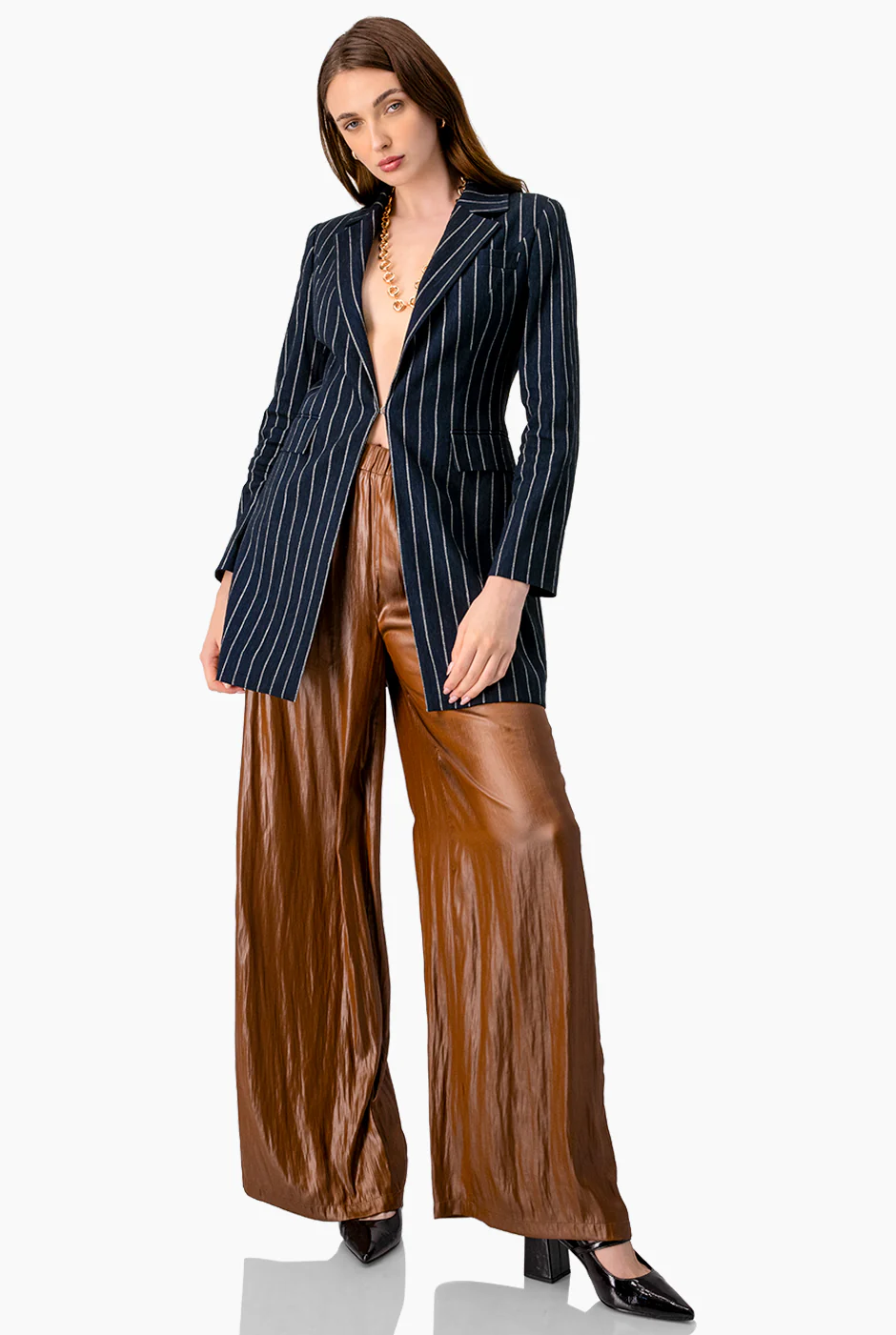 Pantalon pierna amplia sin bolsas - Image 5
