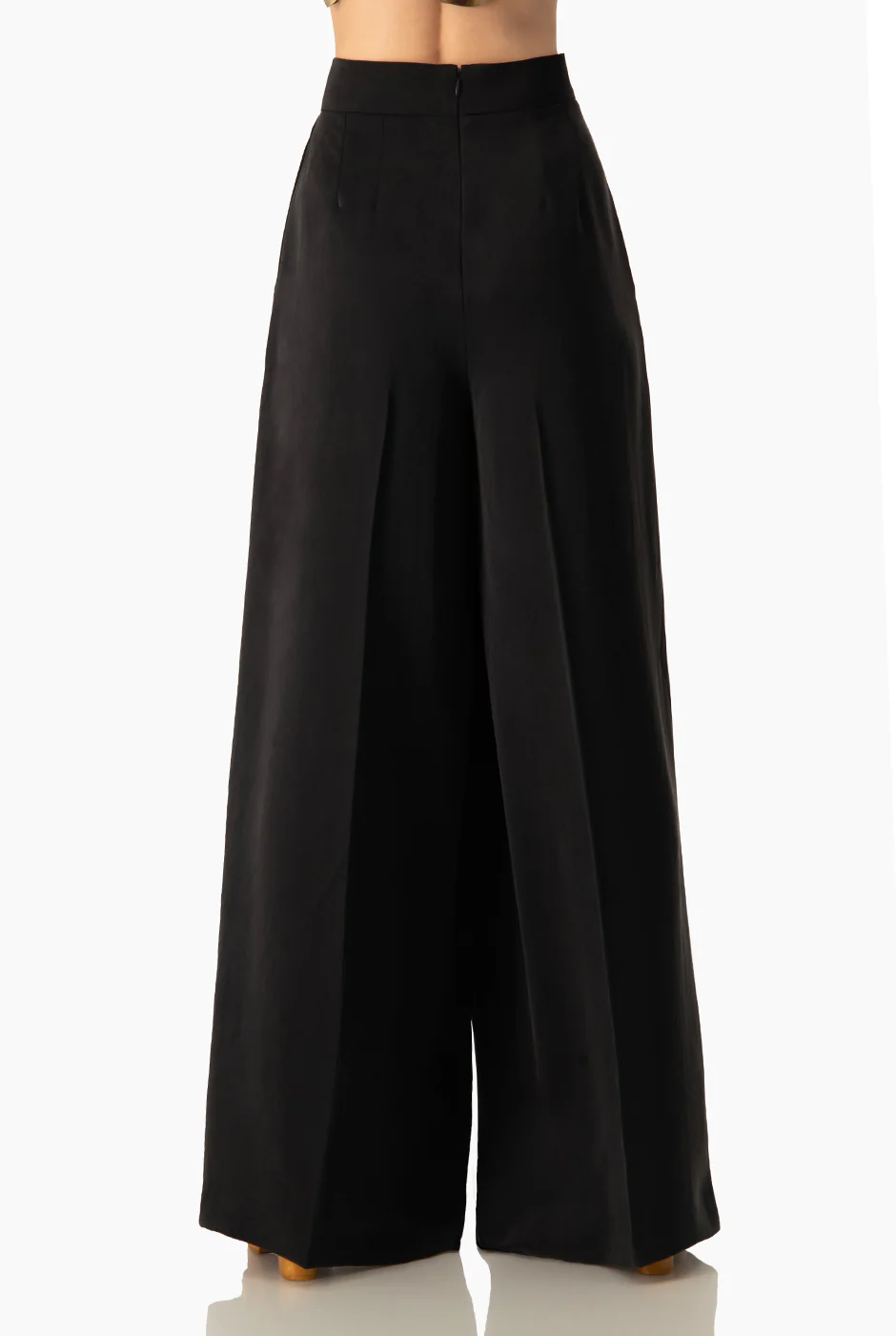 Pantalon pierna ancha con pinzas - Image 2