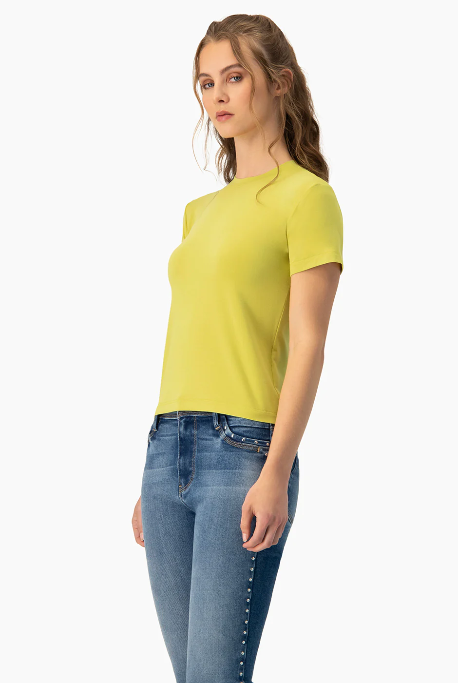 Playera basica lisa manga corta - Image 3