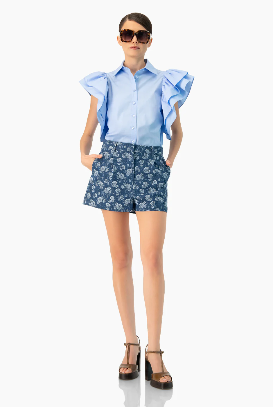 Short denim con dibujo - Image 6