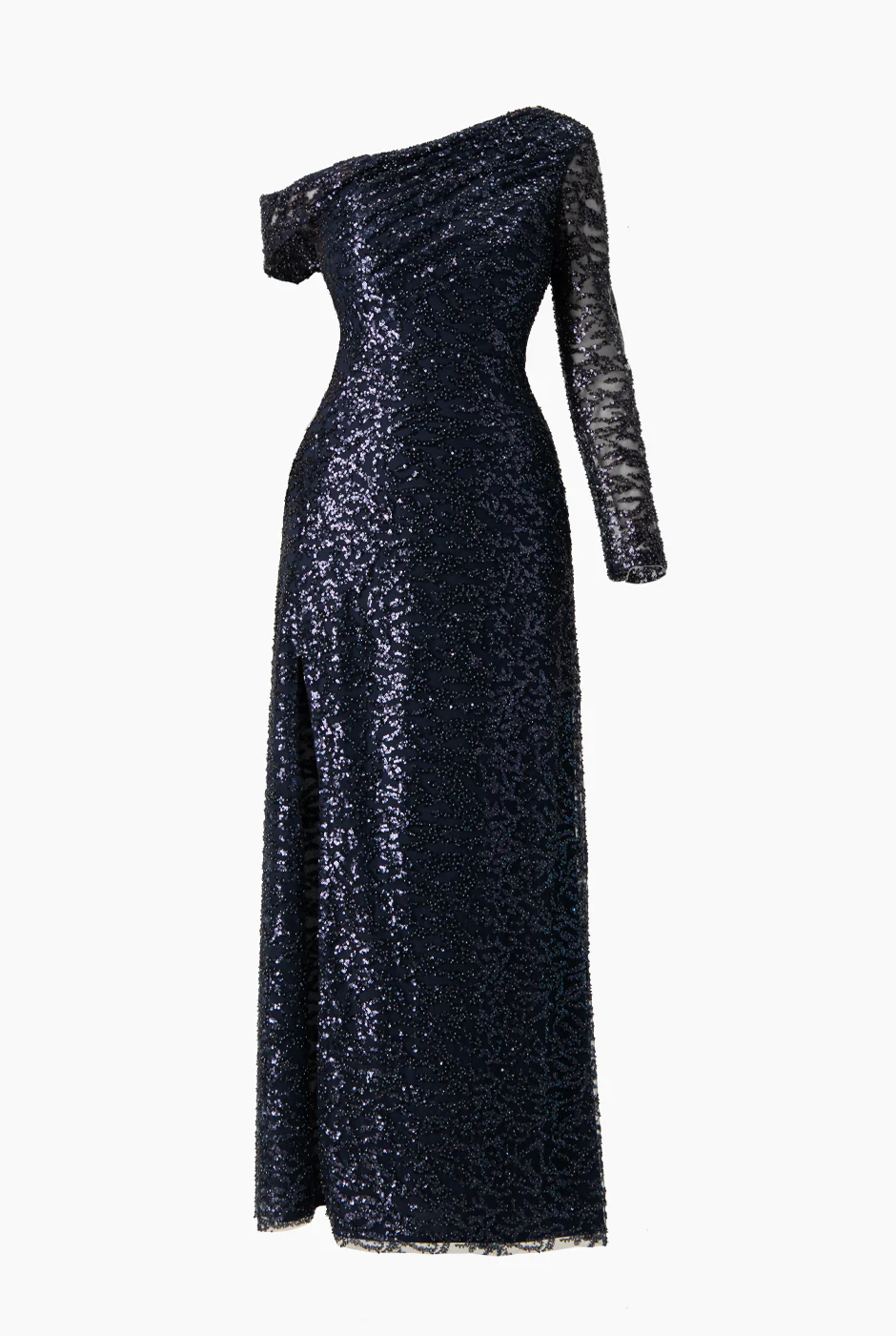 Vestido con abertura y una manga - Image 5