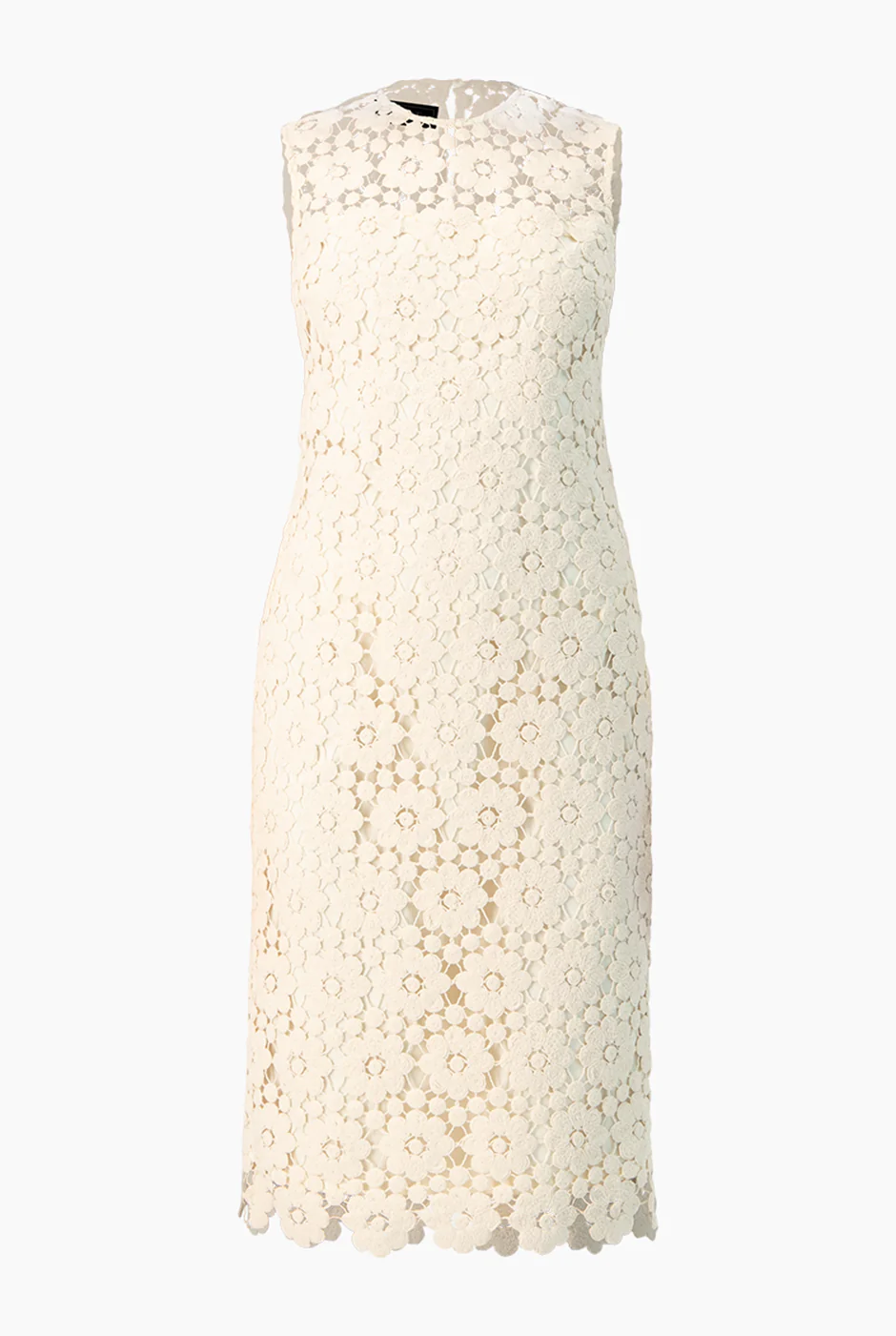 Vestido corto en tono marfil - Image 5