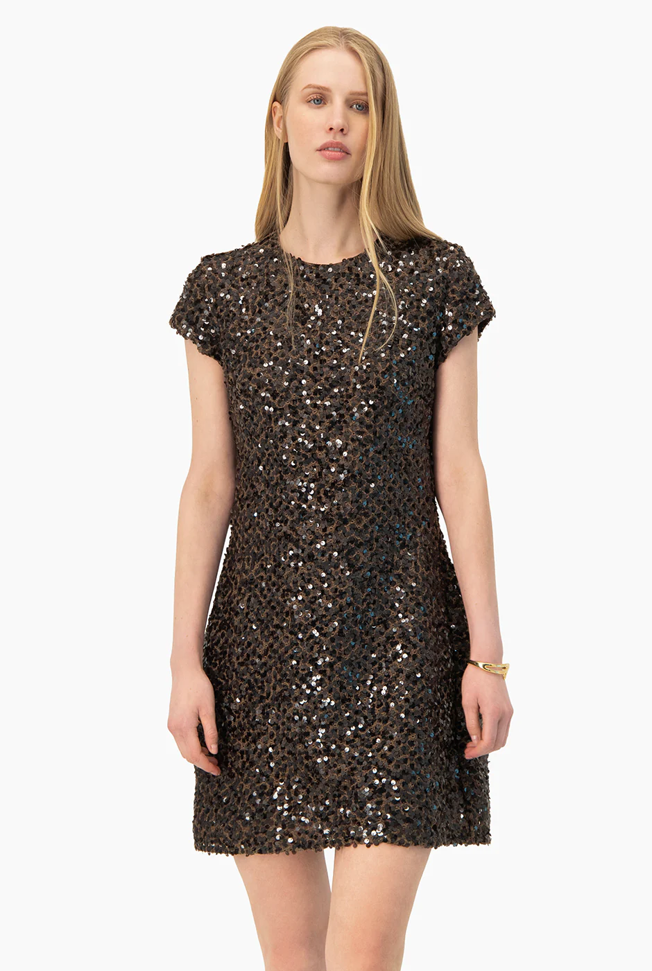 Vestido Ivonne corto de lentejuelas