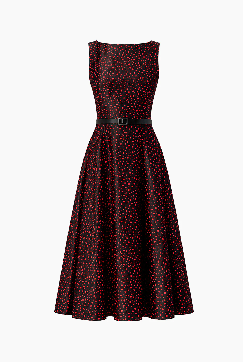 Vestido Ivonne linea A de lunares - Image 5