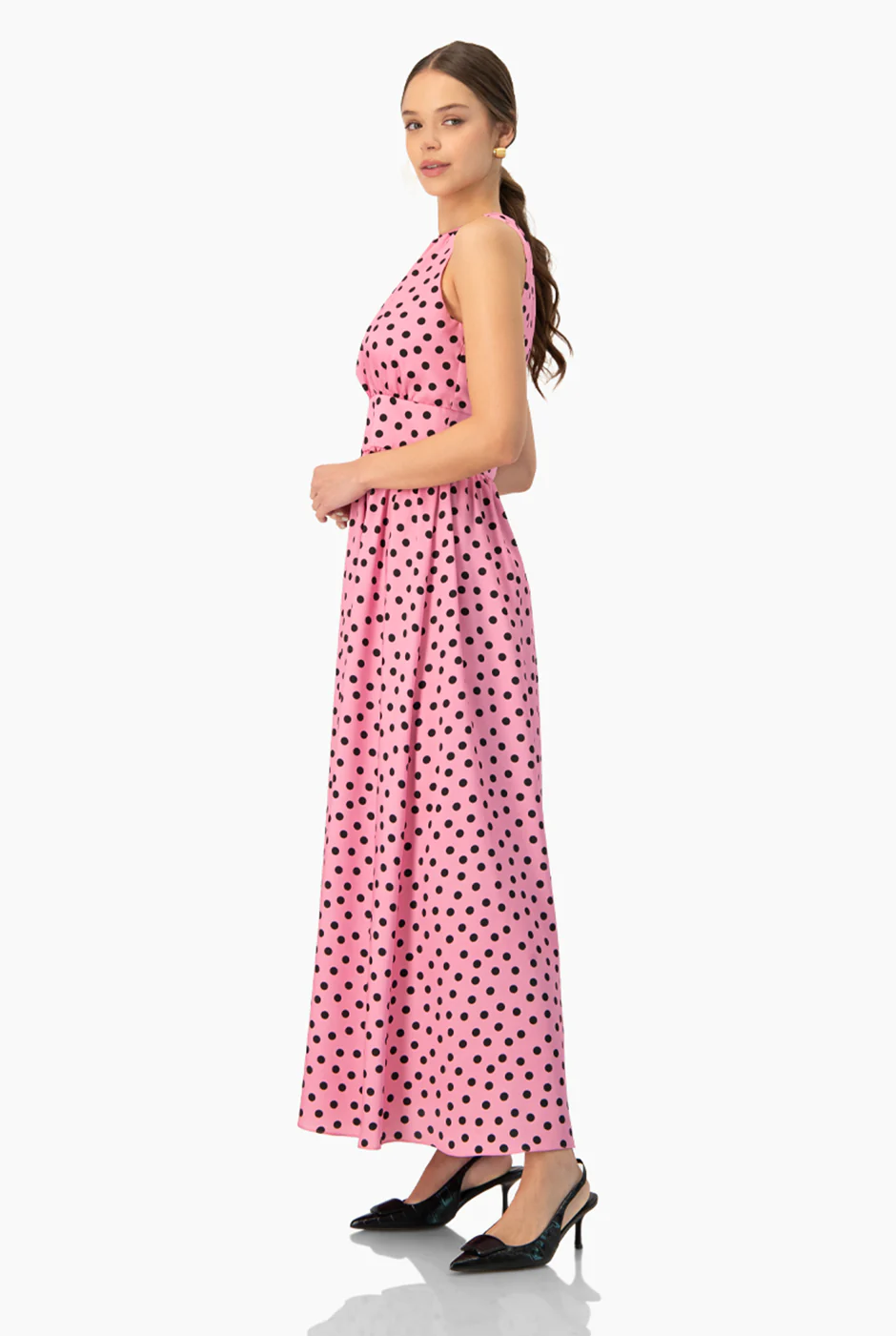 Vestido largo con abertura - Image 3