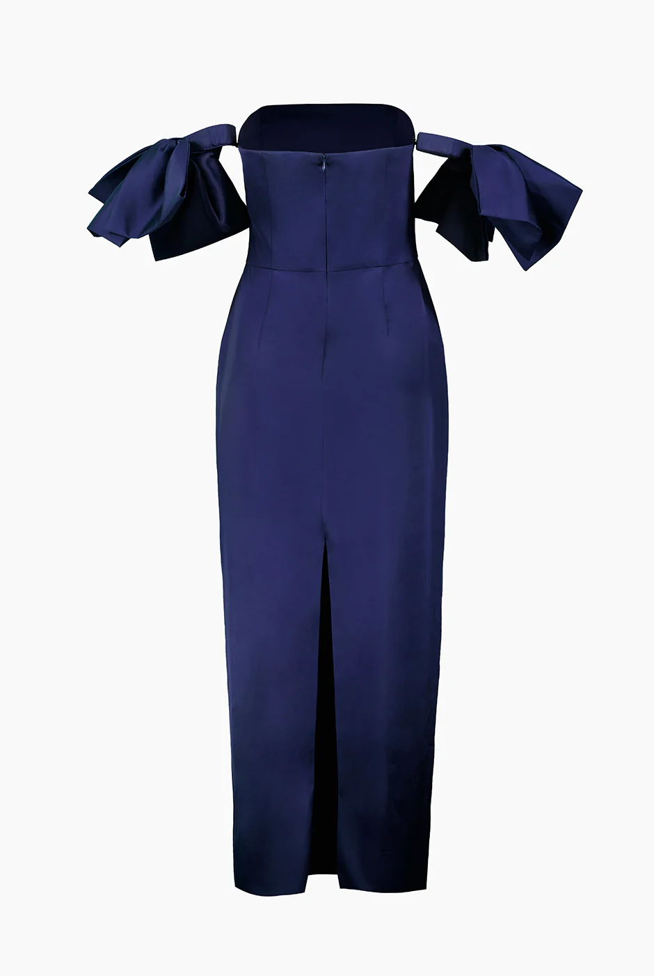 Vestido largo marino con tirantes - Image 6