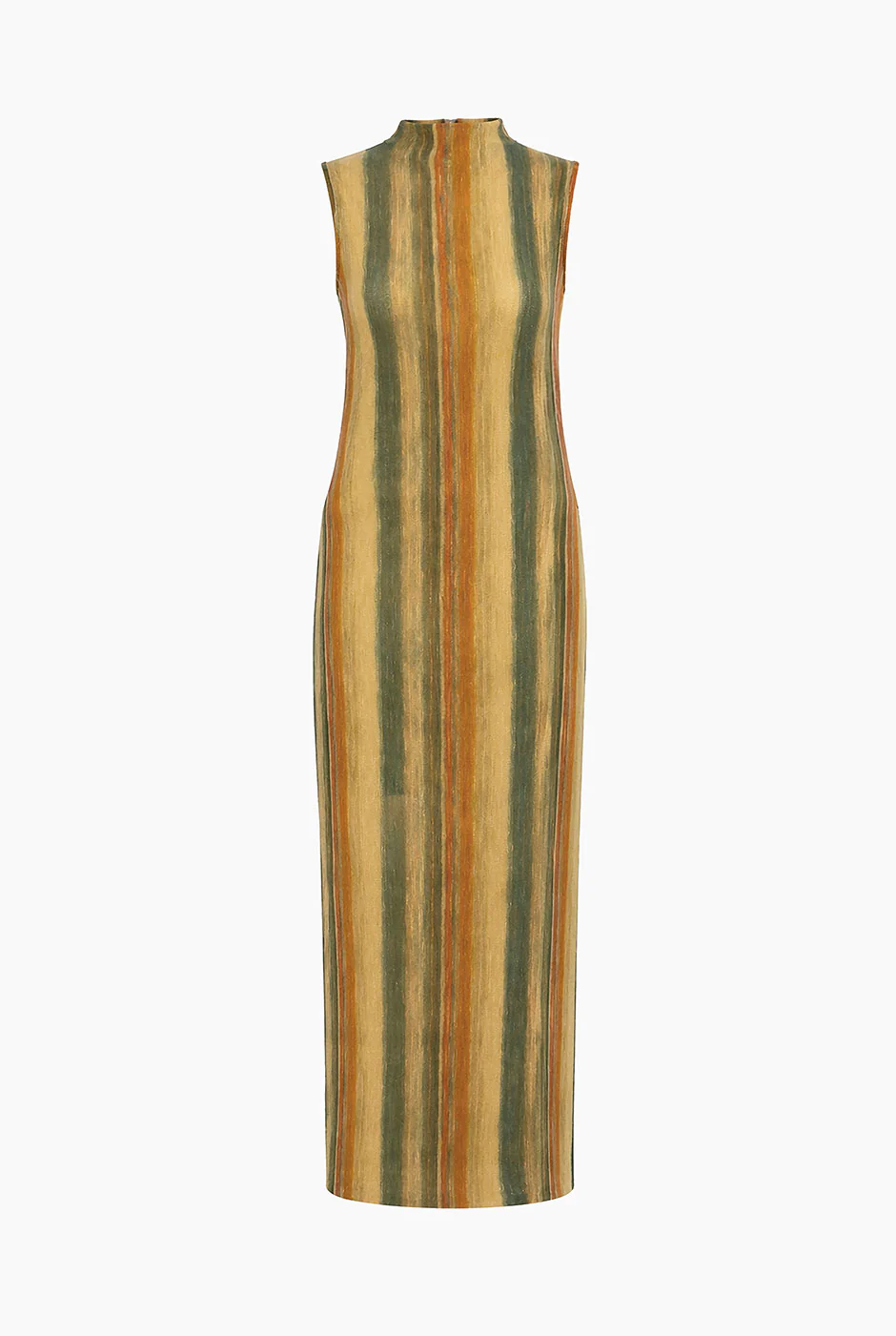 Vestido largo sin mangas y abertura - Image 5