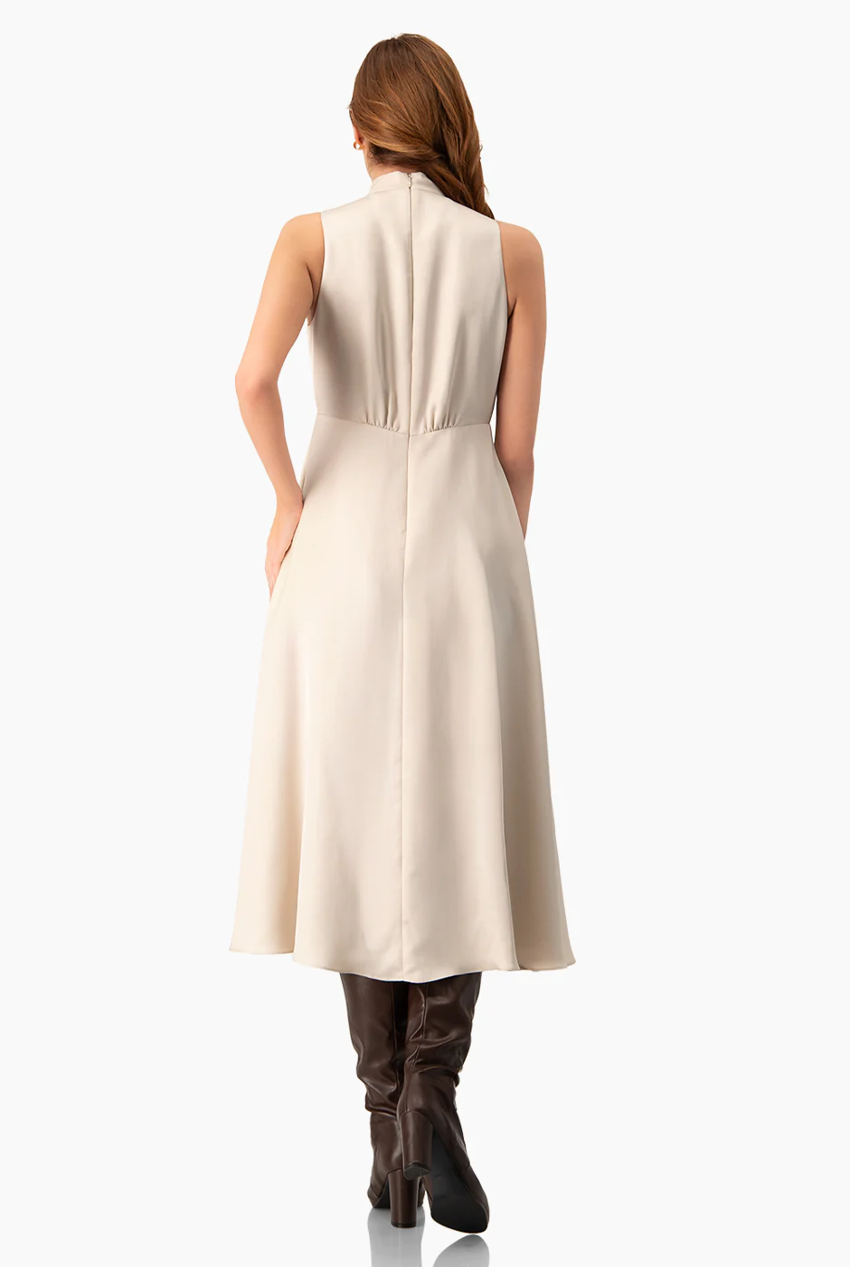 Vestido largo y cuello alto - Image 2