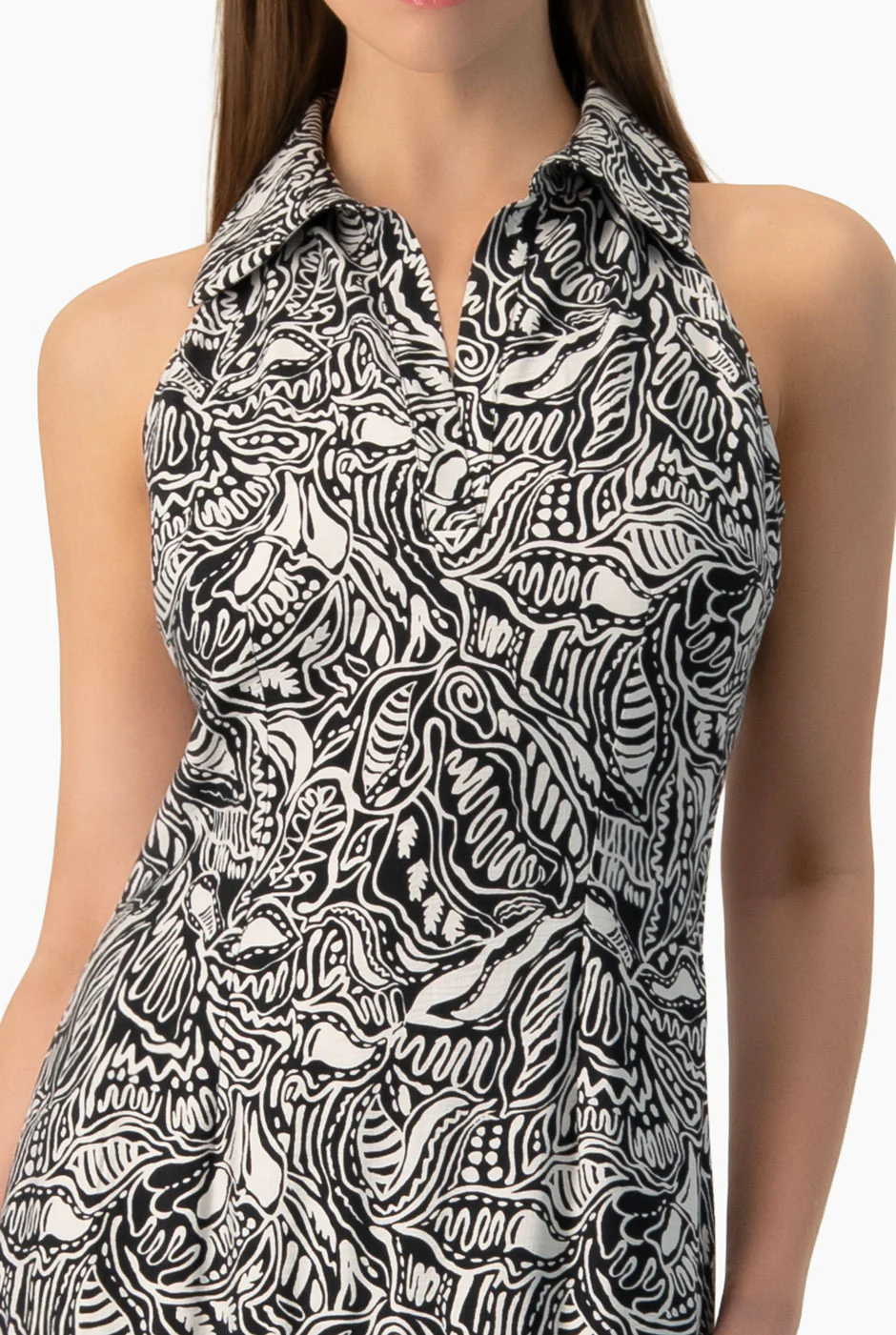 Vestido maxi escote en V - Image 4