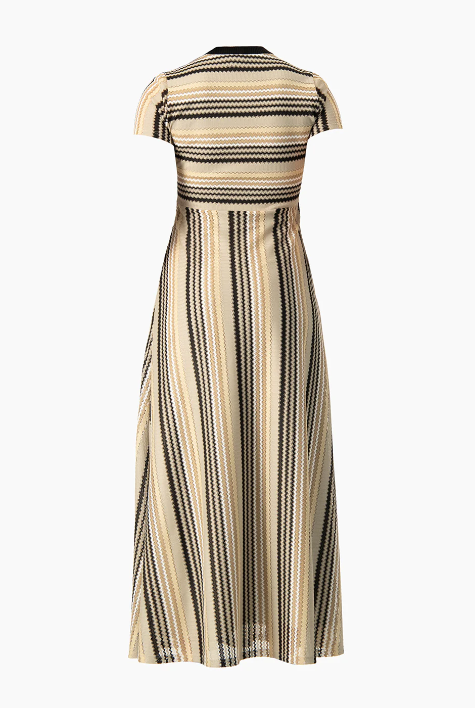 Vestido maxi tejido manga corta - Image 6