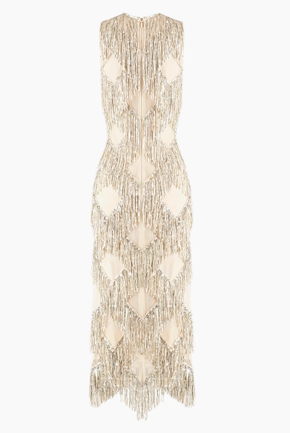 Vestido midi con flecos - Image 4