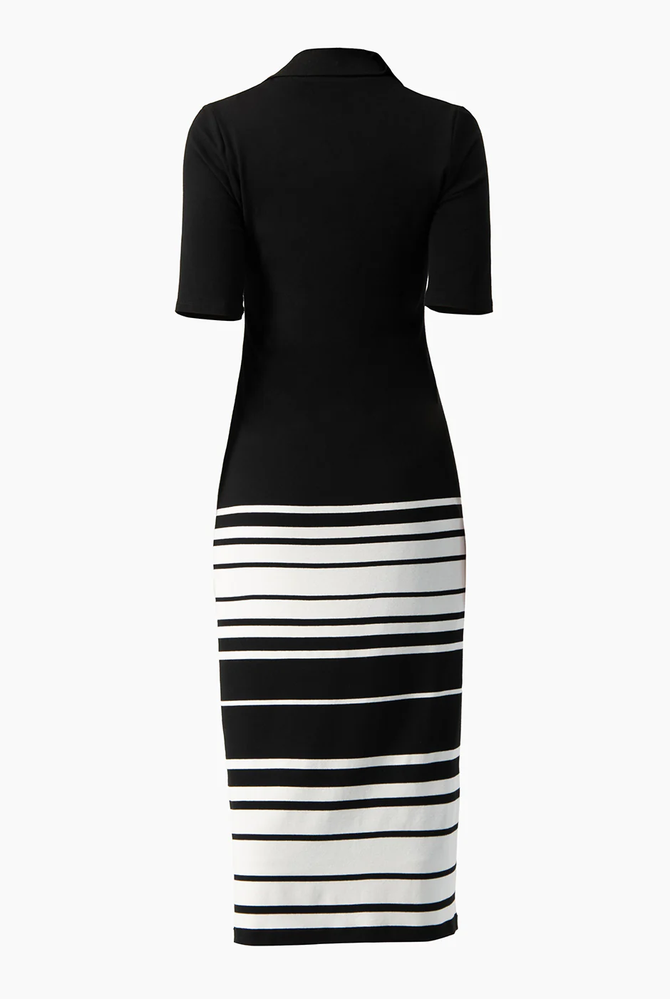 Vestido midi cuello tipo camisero - Image 7