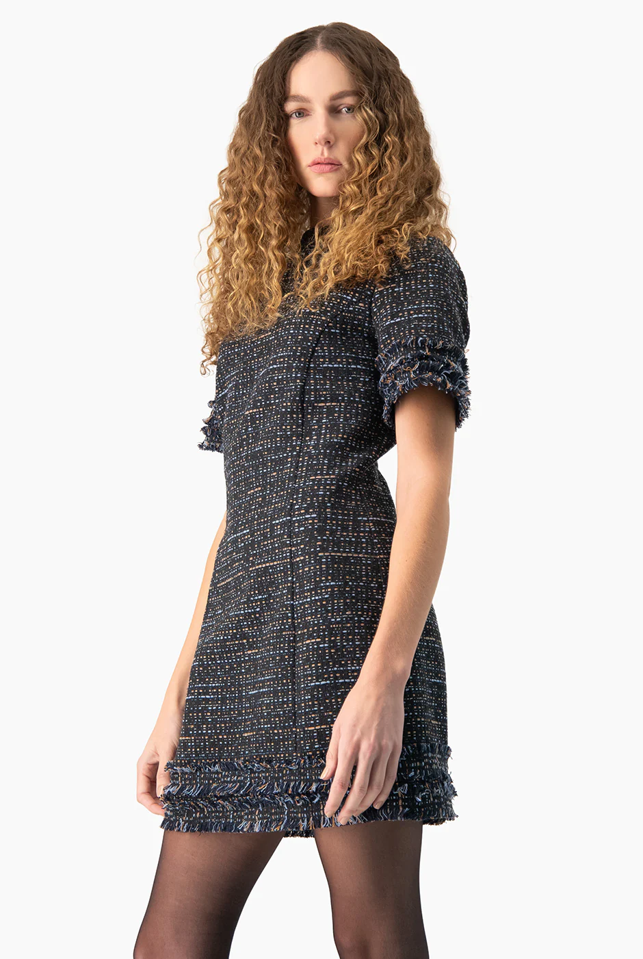 Vestido tejido Ivonne manga corta - Image 3